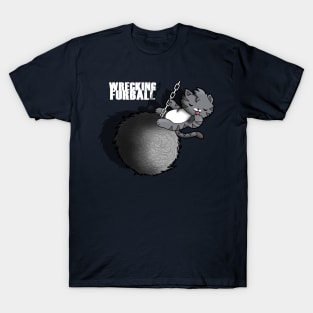 Wrecking Ball Music Video Parody For Cat Lovers T-Shirt